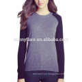 Fancy Design Mongolian 100% Cashmere Women Long Sleeve Sweater